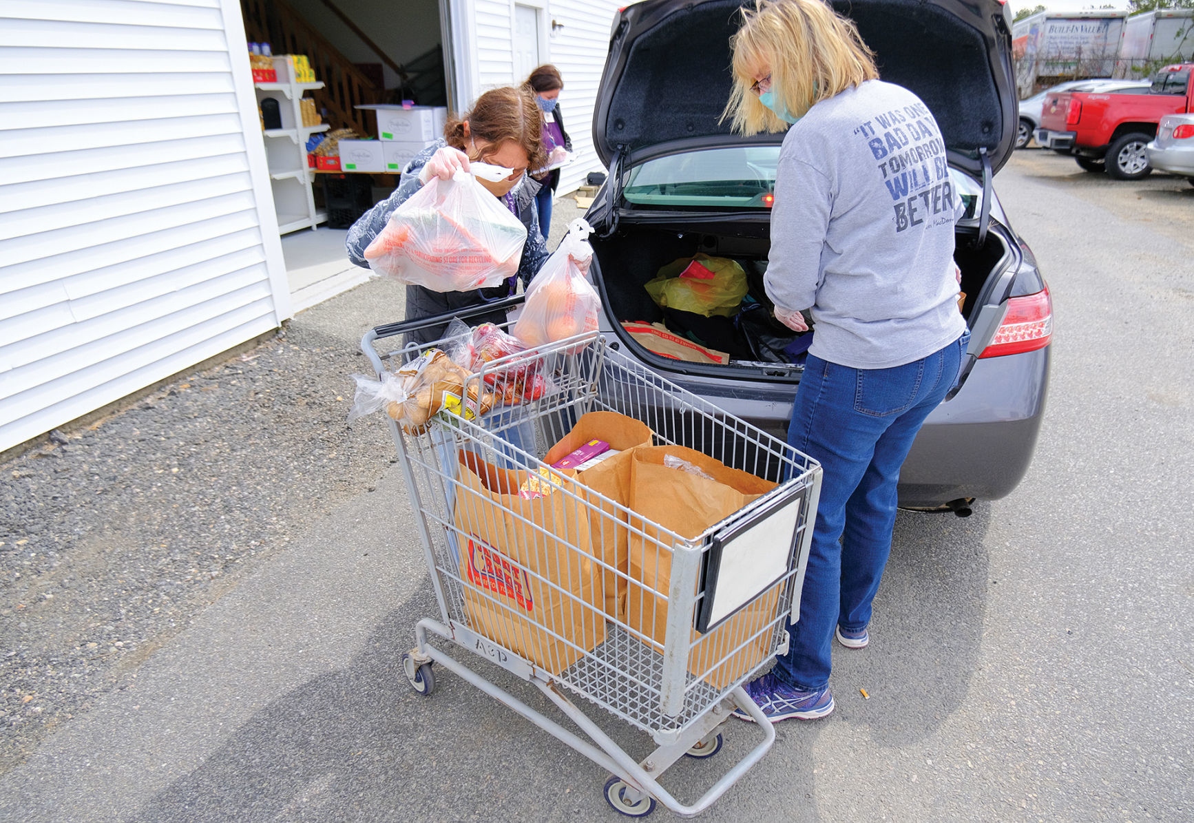 Bourne Food Pantry During Pandemic